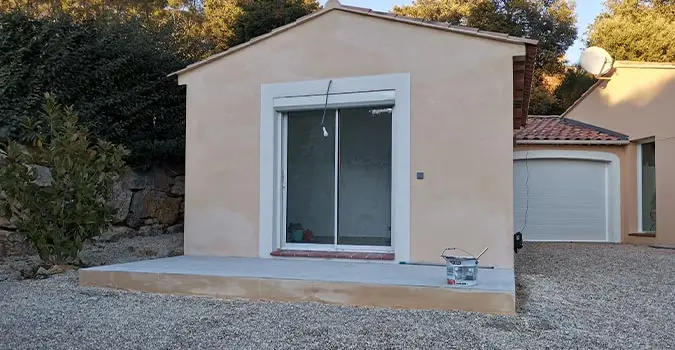 Extension de maison dans le Var