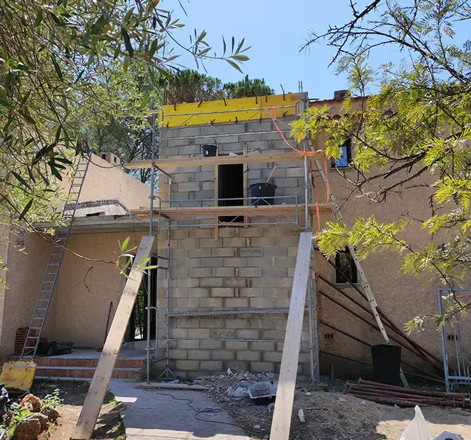 Rénovation villa dans le Var